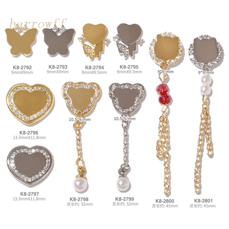 Gương Trang Điểm Móng Tay Hình Gấu Đính Đá Zircon 520