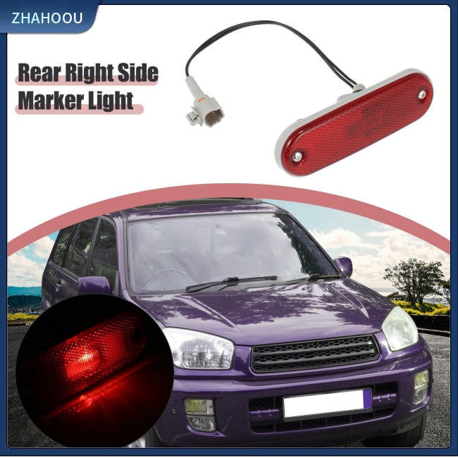 ☃Nhà Cửa☃ Đèn Phản Quang Gắn Thanh Cản Sau Xe Hơi Toyota 96-00 Rav4 Aca21