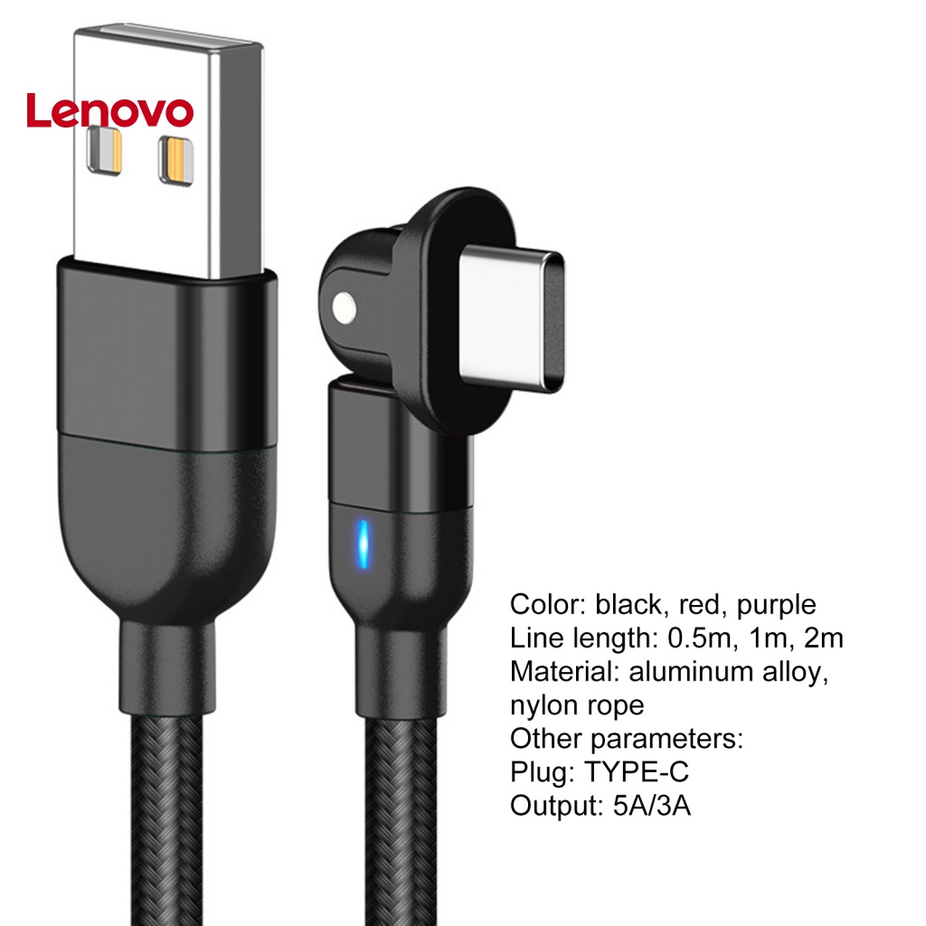 Dây Cáp Sạc Type-C Xoay 180 Độ Chống Rối Bằng Nylon Cho Điện Thoại