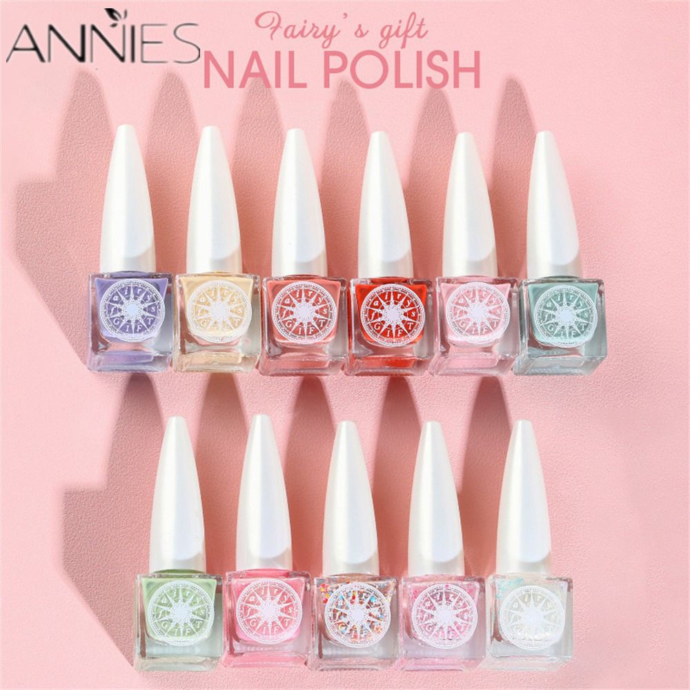 Sơn Móng Tay 25 Màu Trong Suốt Nhanh Khô Không Mùi Cho Học Sinh Và Trẻ Em