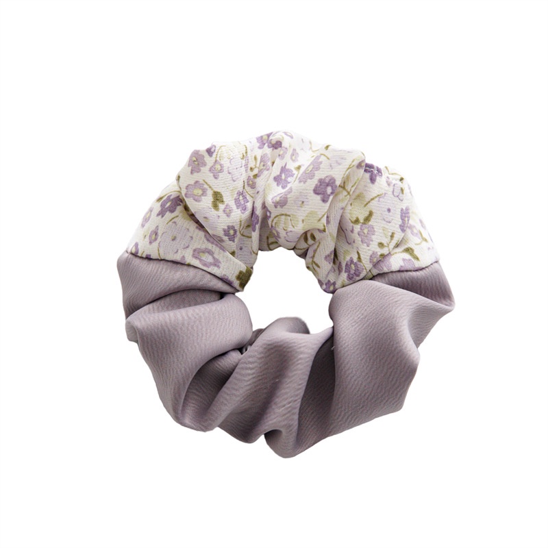 Dây Buộc Tóc Vải Satin Hai Mặt Cỡ Lớn Thời Trang Thanh Lịch Cho Nữ