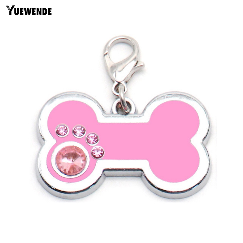 Thẻ ID Hình Khúc Xương Bằng Kim Loại Gọn Nhẹ Cho Thú Cưng