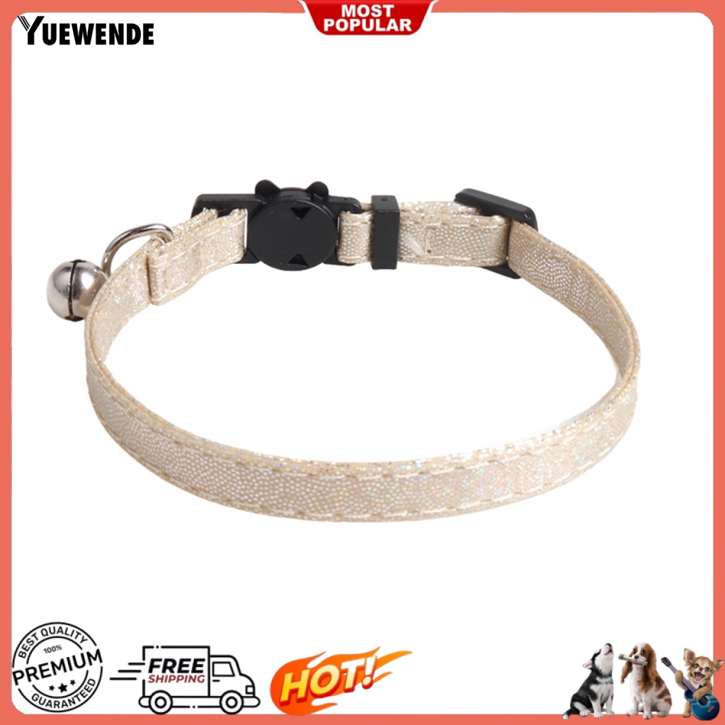 Vòng Cổ Đính Nơ Màu Sắc Lấp Lánh Trọng Lượng Nhẹ Dành Cho Mèo Cưng