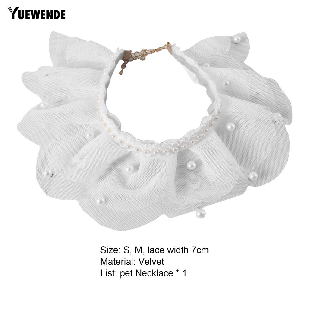 Ye.b Vòng Cổ Ren Mạnh Mẽ Cho Mọi Mùa Cho Mèo Xinh Đẹp Phụ Kiện Làm Việc Tốt