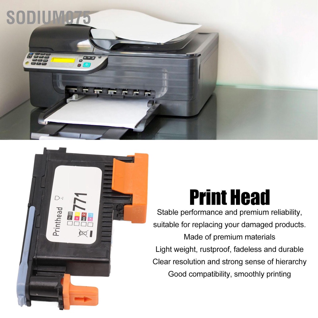 Sodium075 Đầu In Thay Thế Cho Máy HP DesignJet Z6200 Z6600 Z6800 Z6810