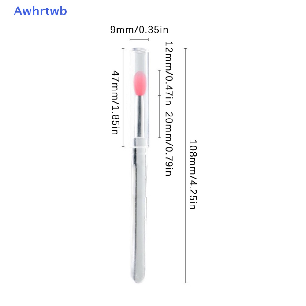 1 Cọ Đắp Mặt Nạ Môi Bằng Silicon Có Giác Hút Chống Bụi Mới