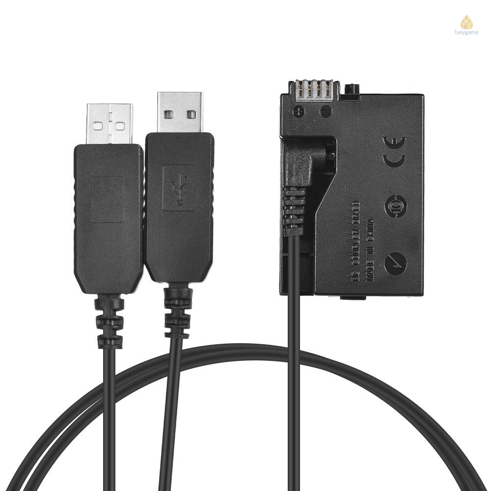 Bộ Sạc Pin Andoer LP-E8 DC USB Chuyên Dụng Cho Rebel T3i T2i T4i T5i EOS 600D 550D 650D 700D Kiss X5 X4 X6