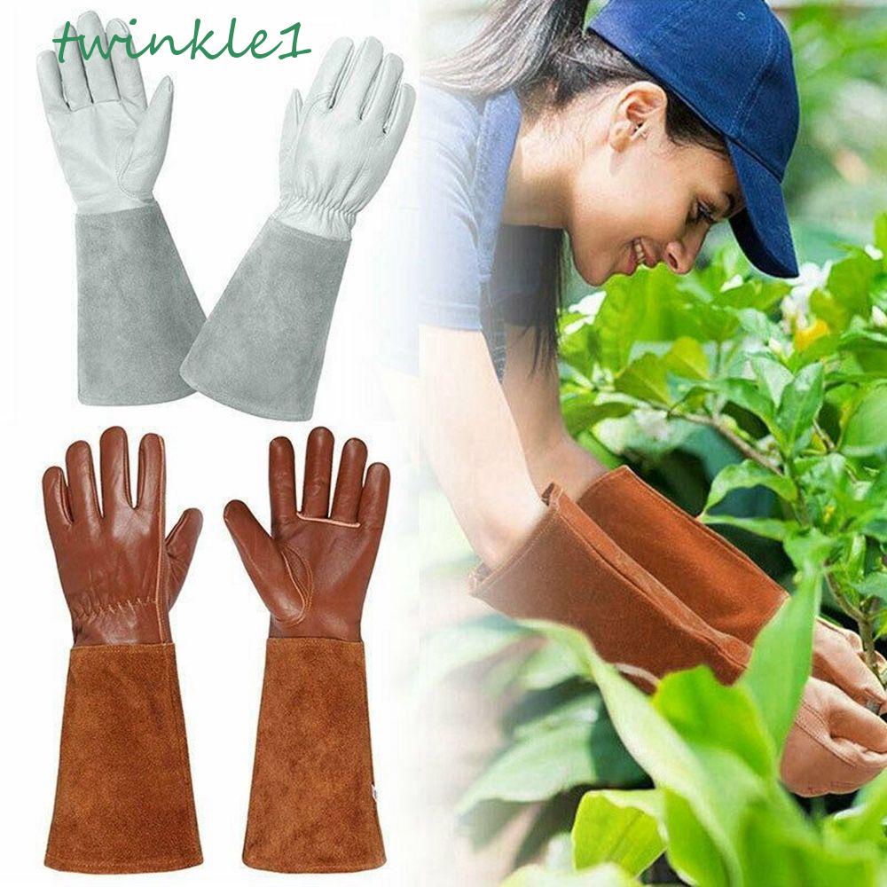 Găng Tay Da Chống Nhăn Hở Ngón Chuyên Dụng Làm Vườn Cho Nam Nữ