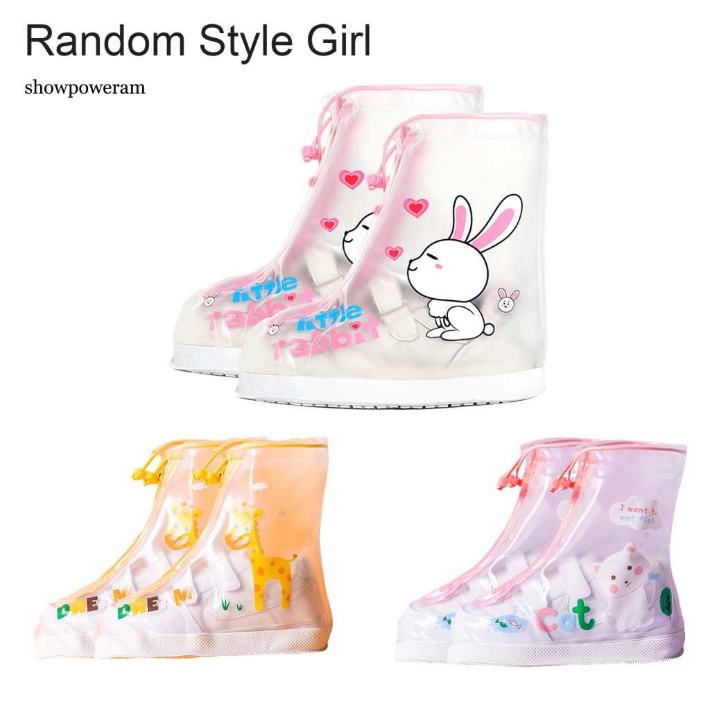 1 Cặp Vỏ Bọc Giày Đi Mưa / Câu Cá Không Mùi Siêu Bền Cho Bé