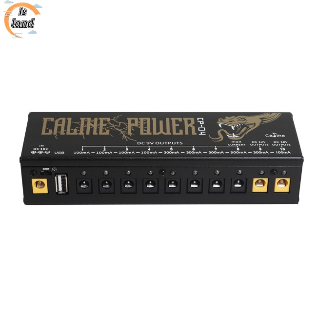 Bộ Nguồn Cp-04 10 Đầu Ra Độc Lập Kèm Phụ Kiện Bảo Vệ Cho Đàn Guitar