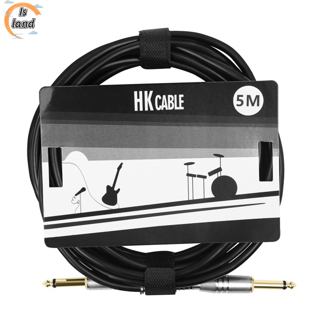 Dây Cáp Tạo Hiệu Ứng Âm Thanh 6.35mm Dài 5M Chuyên Dụng Cho Đàn Guitar Điện / Bass
