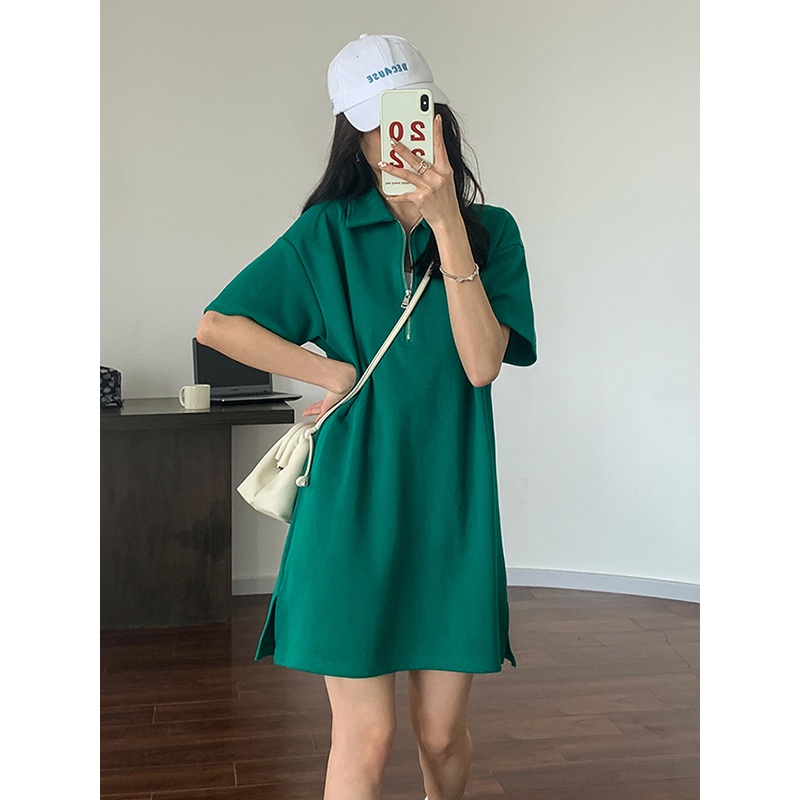 HIIXIIVI Áo Thun Polo Tay Ngắn Phong Cách Hàn Quốc Mới