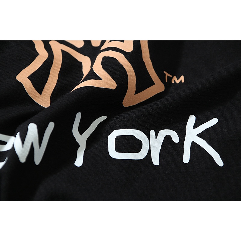 M-l &amp; - Áo Thun cotton Tay Ngắn Thêu Họa Tiết graffiti Đường Phố Thời Trang Cao Cấp Mới Nhất Dành Cho Nam Và Nữ Popodtxhdf DJFCG