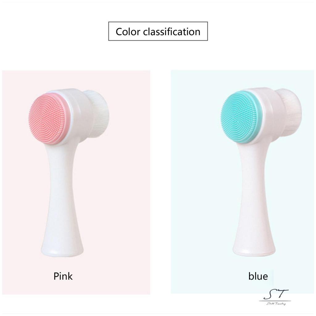 Cọ Rửa Mặt 2 Trong 1 Với Lông Cọ Mềm Mại Chăm Sóc Da CY03