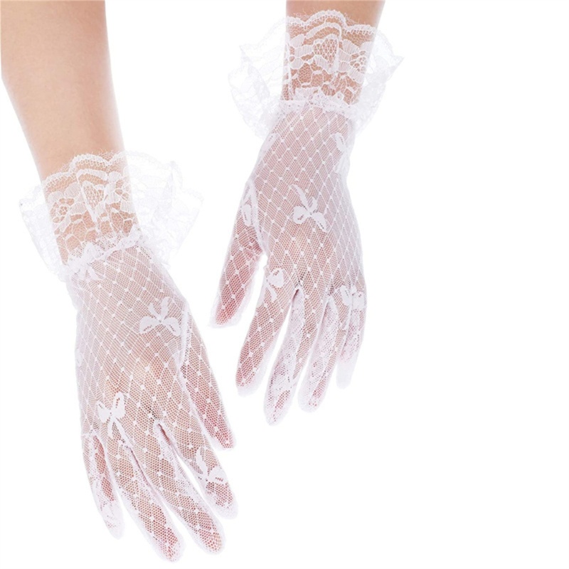 Găng Tay Ren Ngắn Thời Trang Cho Nữ