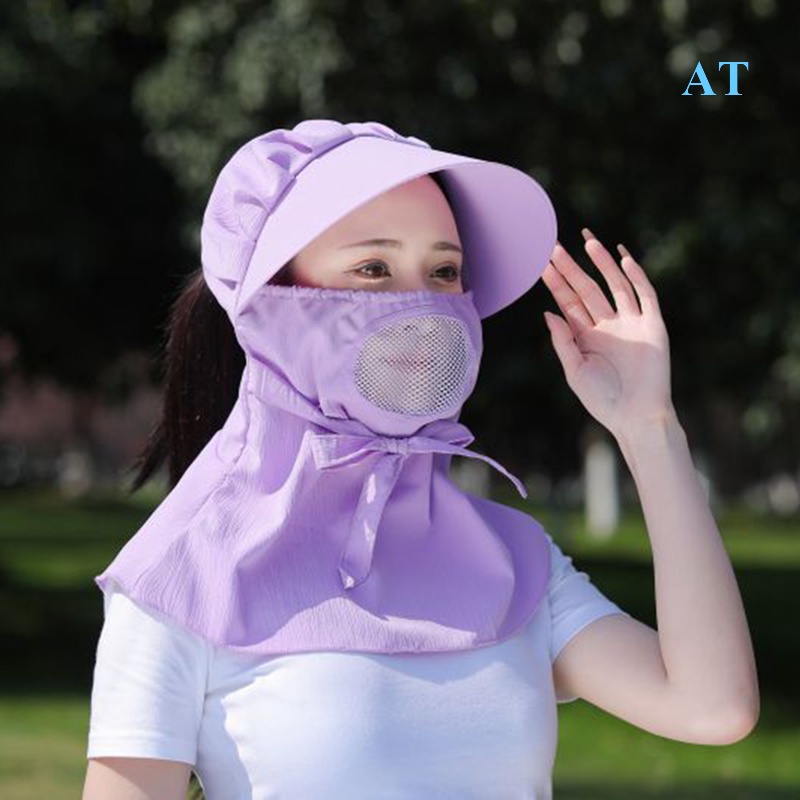 Mũ Chống Nắng Mùa Hè Có Vành Rộng Bảo Vệ Chống Tia UV Khi Đi Đuôi Ngựa