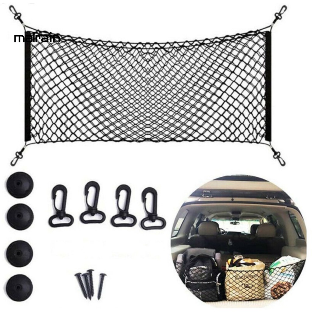 Túi Lưới Hai Lớp Đựng Đồ Đa Năng Cho Xe Hơi