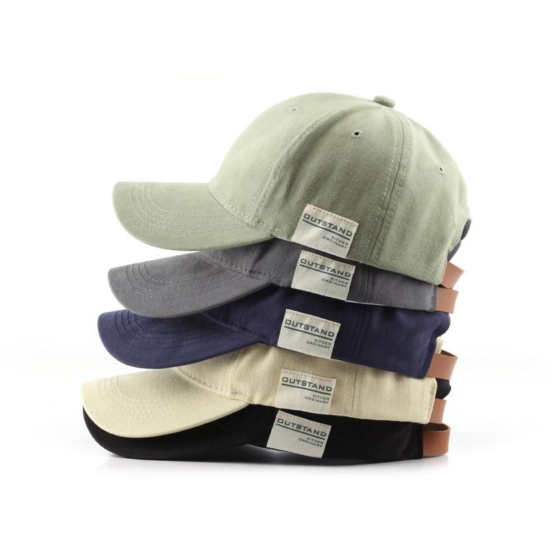 Mũ Lưỡi Trai Cotton Mềm Mại Chống Nắng In Chữ Đơn Giản Thời Trang Unisex