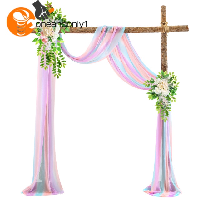 [COD] Phông Nền Vải Bố Màu Sắc Tương Phản Trang Trí Tiệc Cưới Ngoài Trời