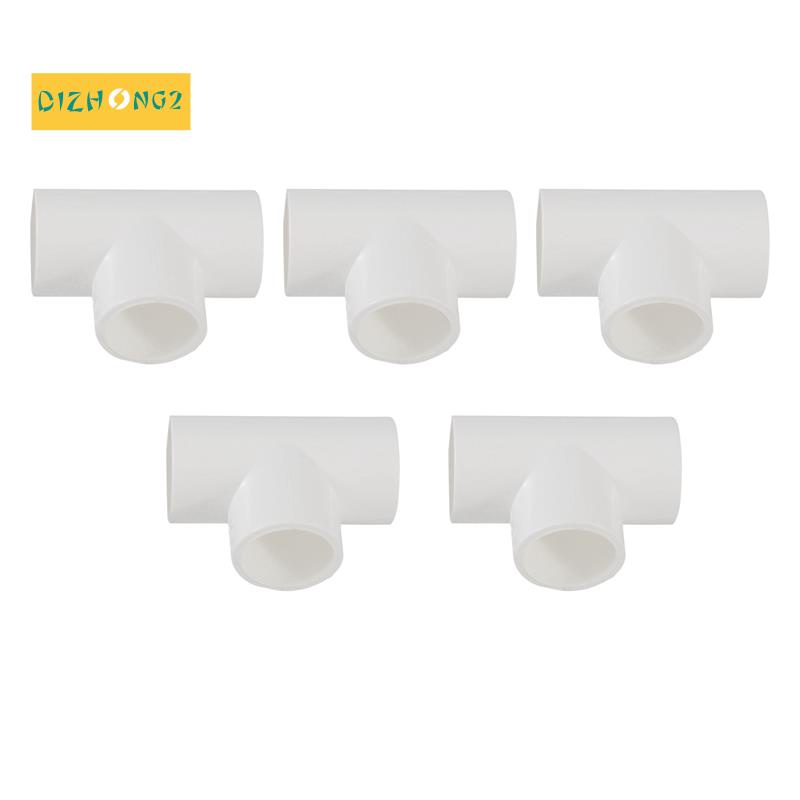 Set 5 Đầu Nối Ống Nước 3 Chiều Bằng Nhựa PVC 20mm