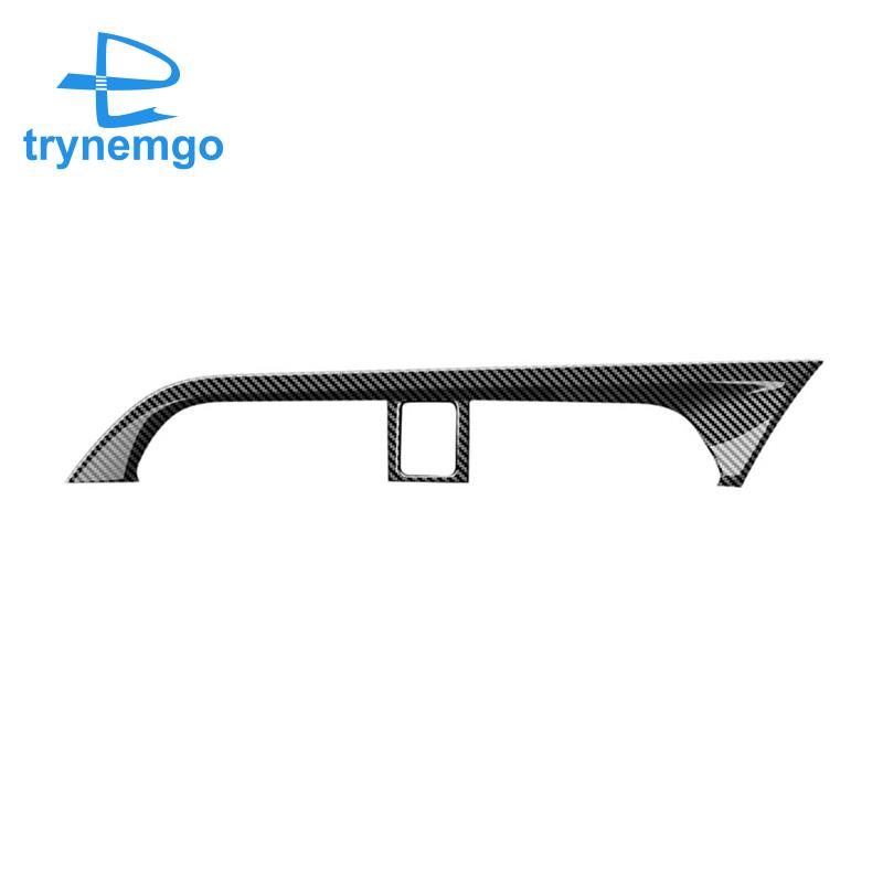 1 Khung Ốp Bảng Điều Khiển Lỗ Thông Gió Xe Hơi Bằng Sợi Carbon Cho Nissan KISKS Epower 2021-2023