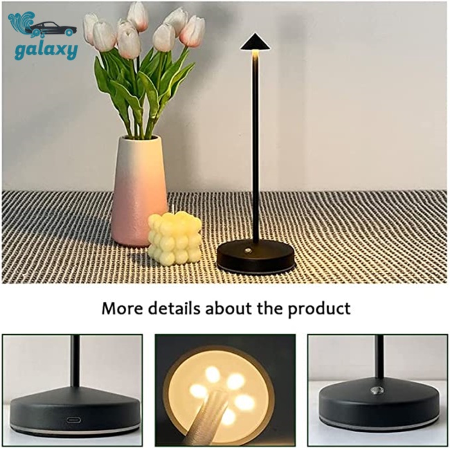 Galaxy Đèn Led Để Bàn Cảm Ứng Không Dây Lãng Mạn Có Thể Sạc Lại