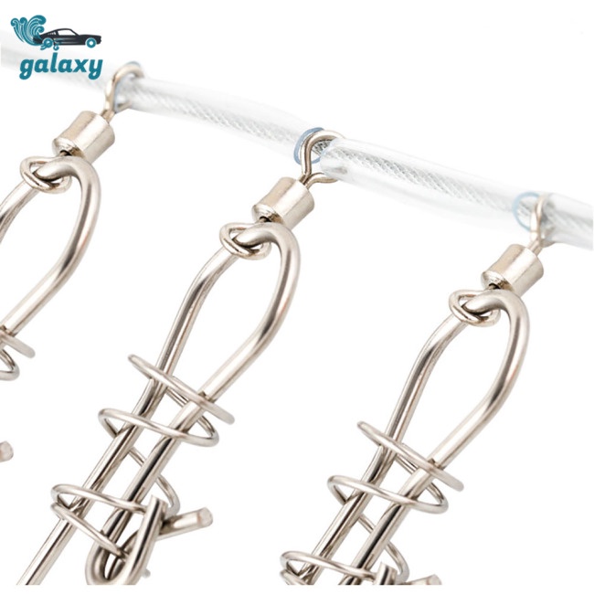 Galaxy Móc Khóa Lưỡi Câu Cá Bằng Thép Không Gỉ