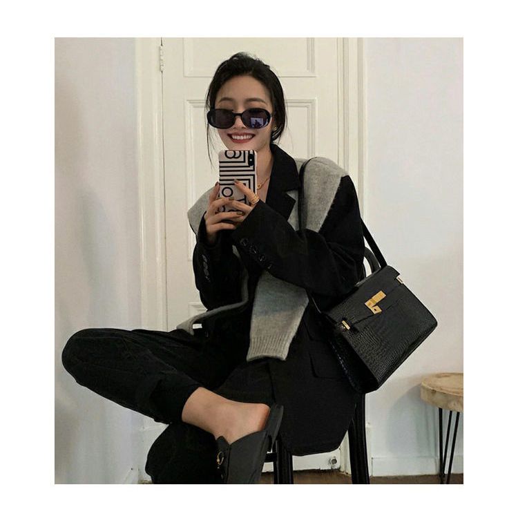 Túi Xách Đeo Vai / Kẹp Nách Chất Liệu Da Phong Cách Thời Trang Retro 2022 Dành Cho Nữ