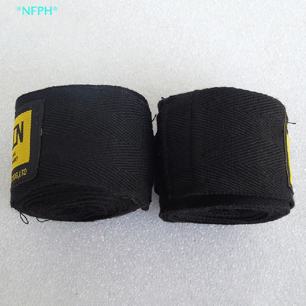 1 Cặp Đai Quấn Cổ Tay Bằng Cotton Hỗ Trợ Tập Taekwondo Muay Thai / MMA Mới