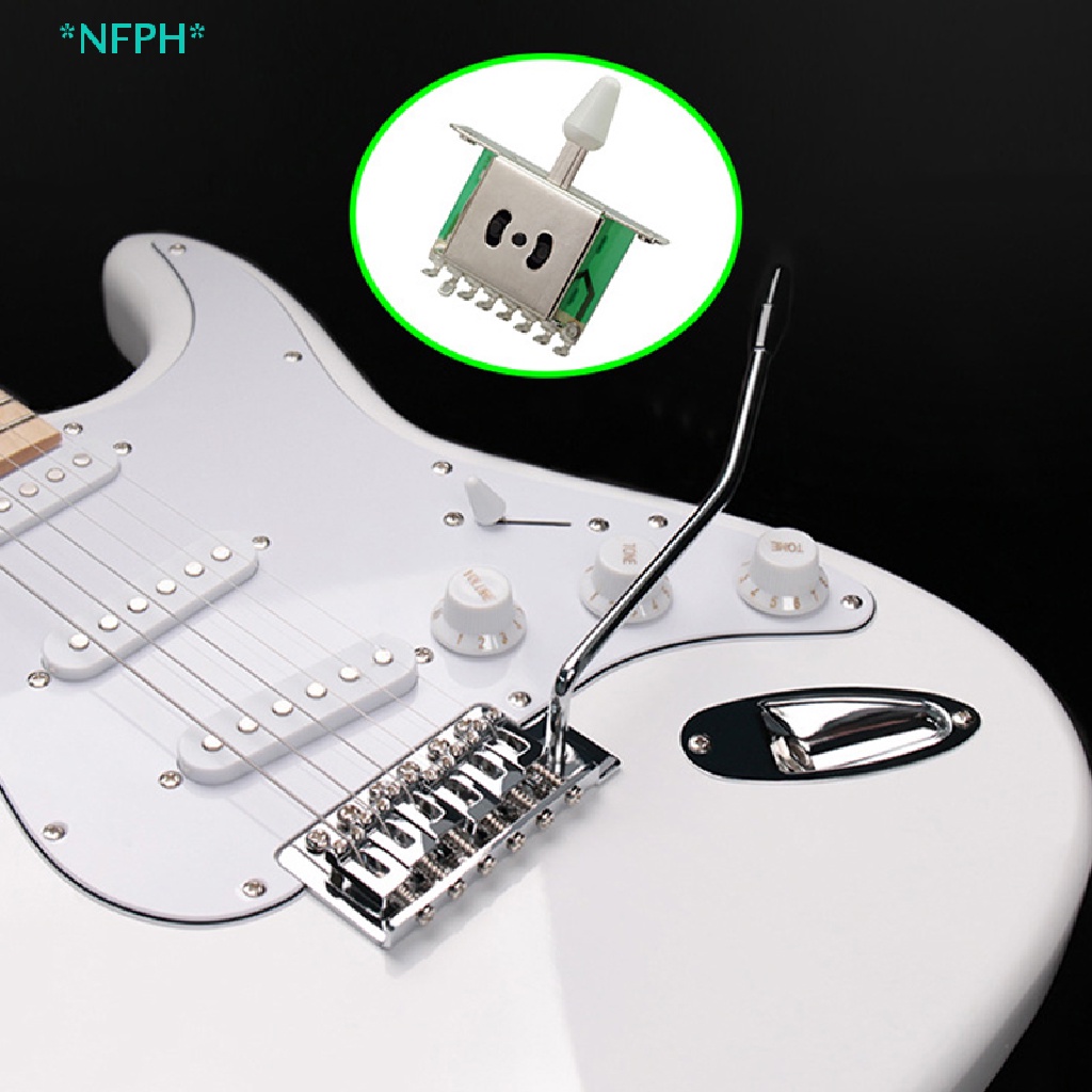 Công Tắc Pickup 5 Chiều Kèm Núm Vặn Cho Đàn Guitar Điện Fender Stratocaster Mới