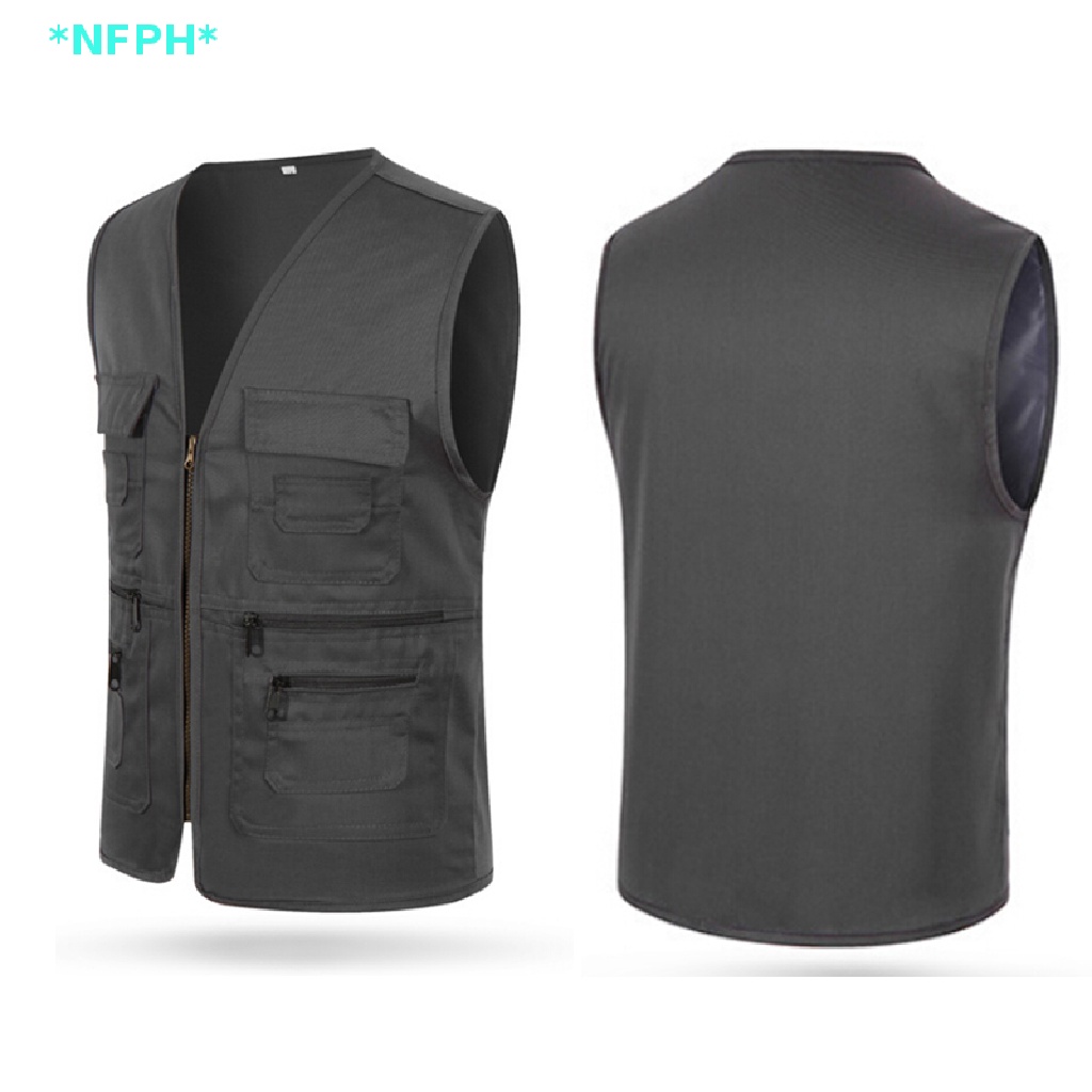 Áo Khoác Câu Cá / Leo Núi Nhiều Túi Thời Trang Cho Nam Mới