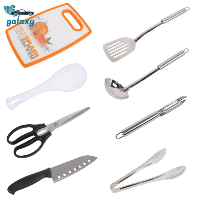 Galaxy Bộ 8 Dụng Cụ Nấu Ăn Ngoài Trời Tiện Dụng