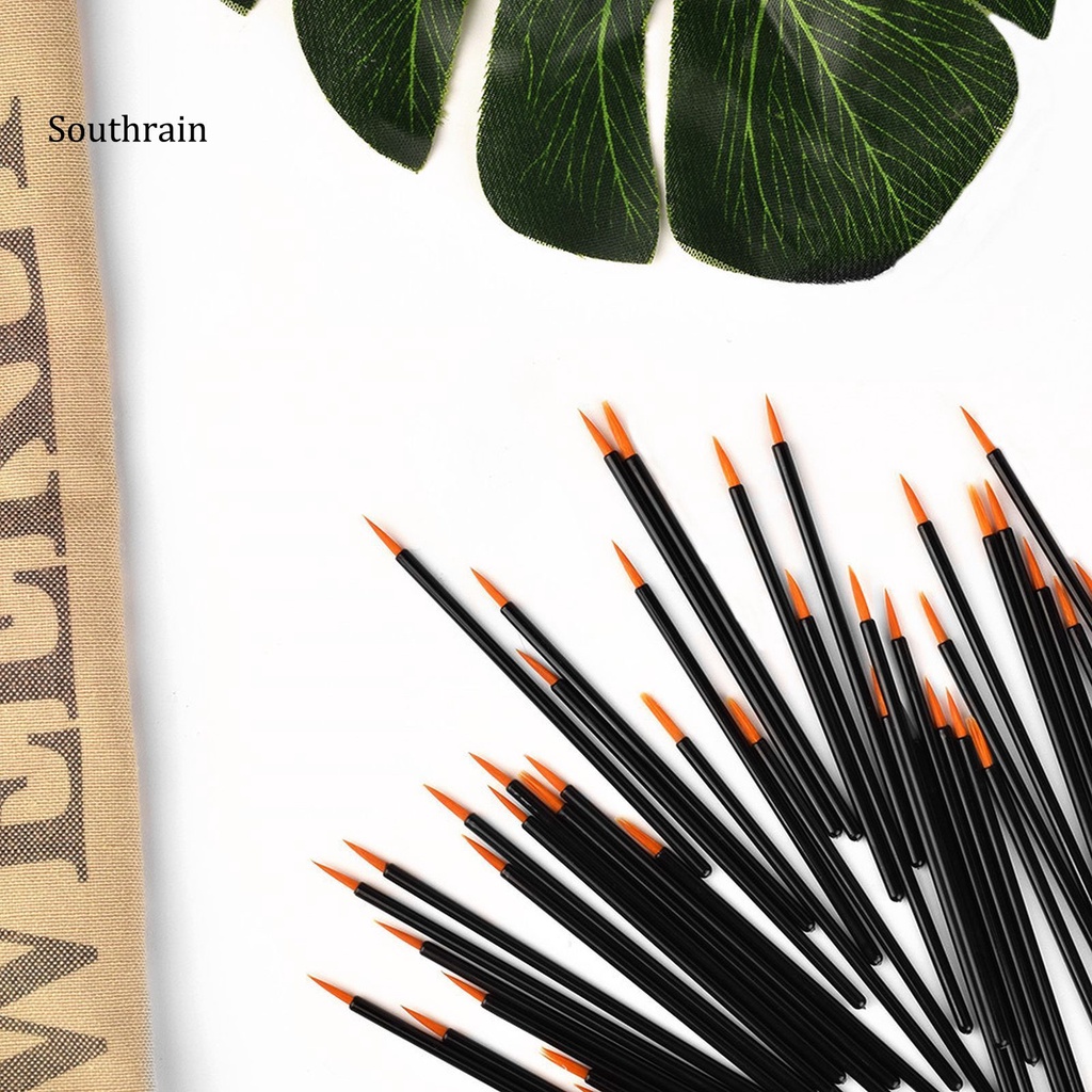 Bộ 50 Cọ Vẽ Trang Trí Móng Tay Nghệ Thuật Chuyên Nghiệp Dùng Một Lần