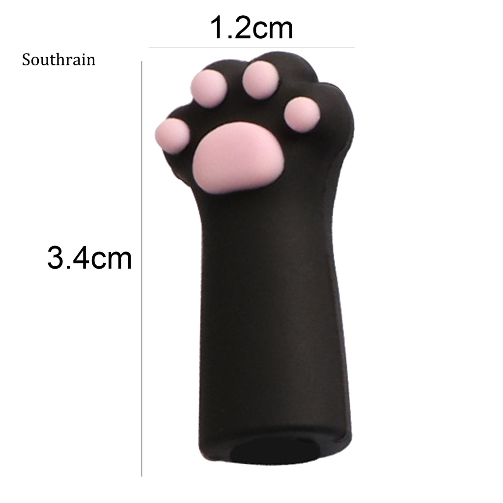 Kẹp Gắp Bằng Silicon Hình Mèo Bảo Vệ Tay Chống Đau Khi Làm Móng Tại Nhà