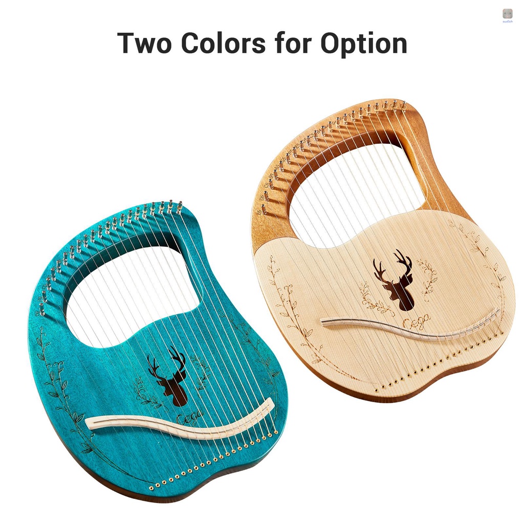 Hộp Lyre Harp Box 21 Dây Kim Loại Dán Mặt Sau Bảng Mạch Có Cờ Lê Điều Chỉnh