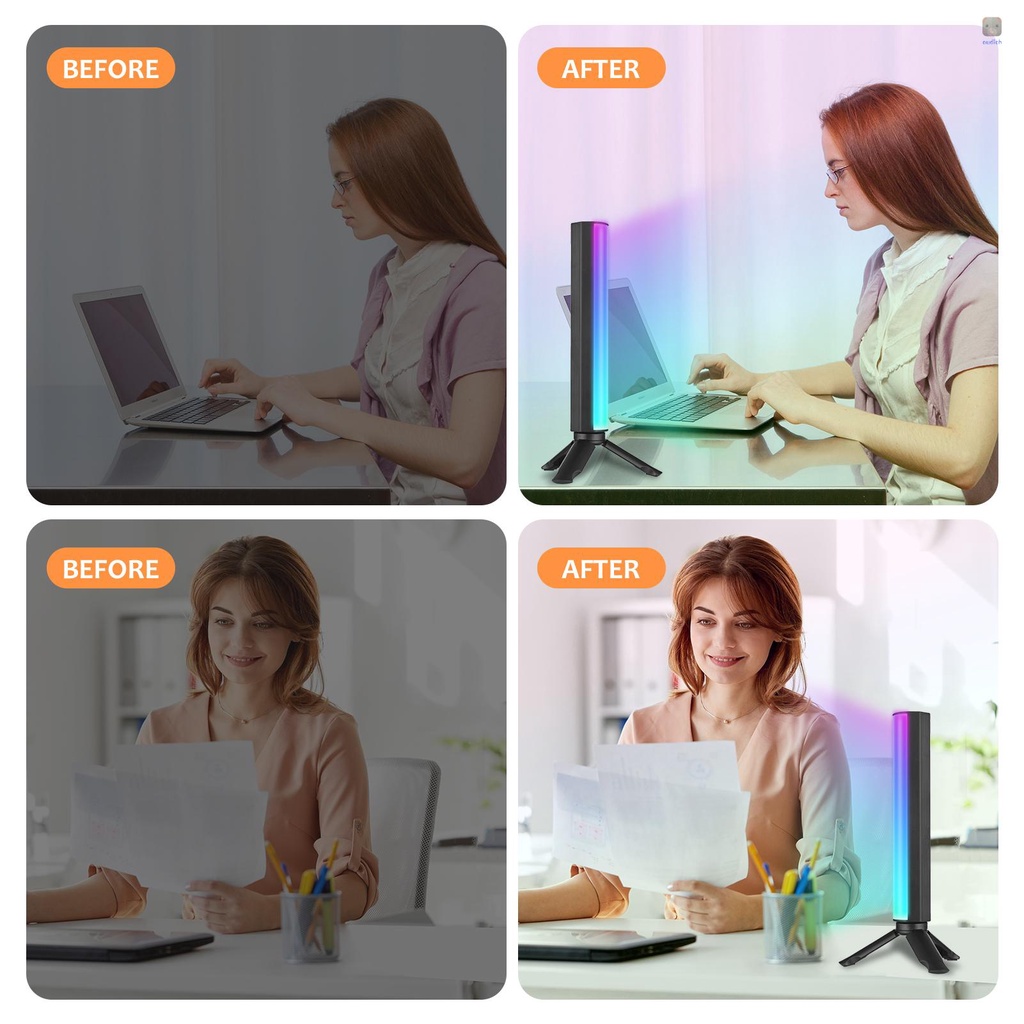 Đèn LED Chiếu Sáng Andoer W200RGB 2500K-9000K 20 Hiệu Ứng Ánh Sáng CRI95 + Có Thể Sạc Lại Với Màn Hình LCD