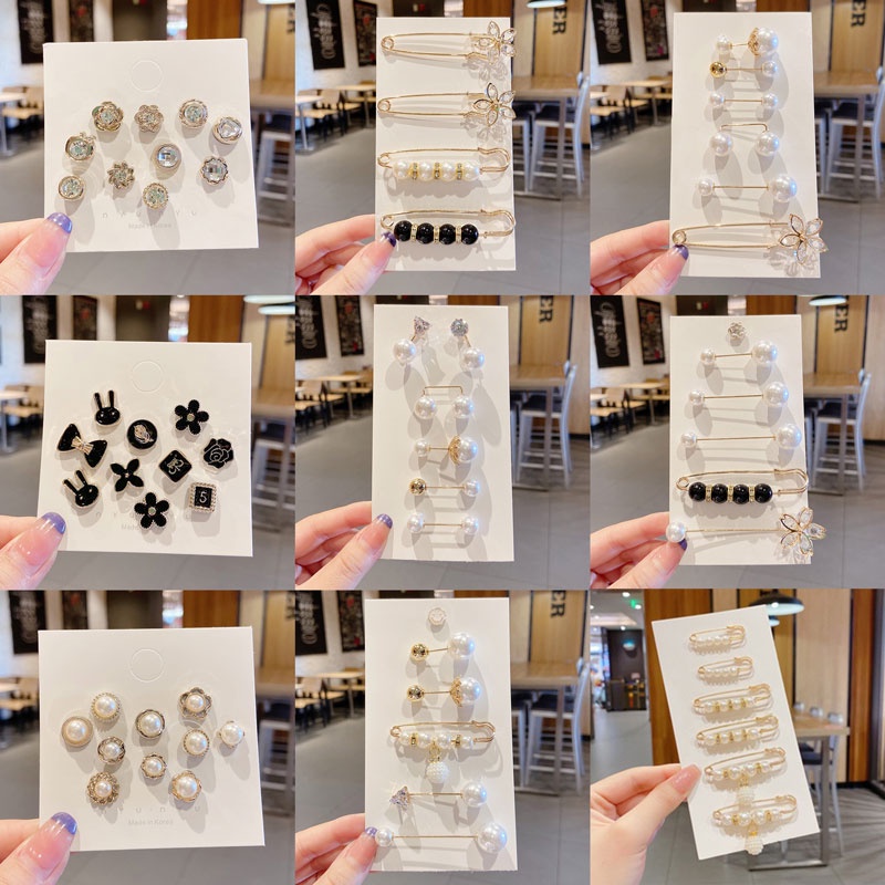 6 / 10 Trâm Cài Áo Đính Ngọc Trai Thời Trang