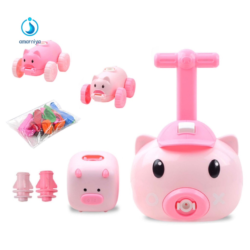 1 Bộ Đồ Chơi Xe Hơi Chạy Bằng Bong Bóng Vui Nhộn Cho Bé