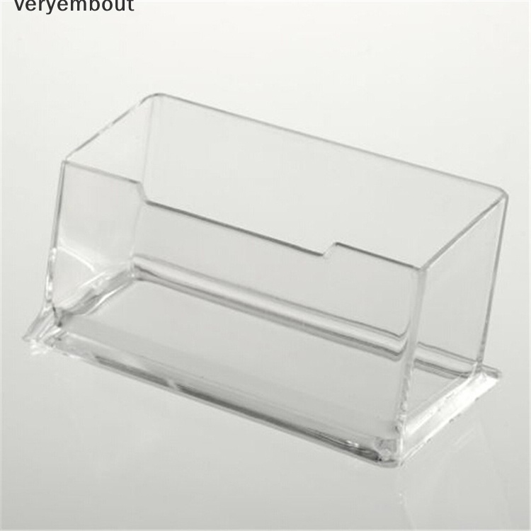 Giá Đỡ Danh Thiếp Bằng Nhựa acrylic Trong Suốt Để Bàn Tiện Lợi
