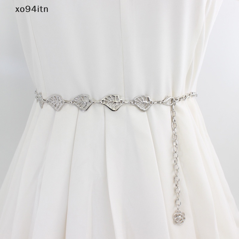 Thắt Lưng Dây Xích Kim Loại Có Thể Điều Chỉnh Thời Trang Cho Nữ
