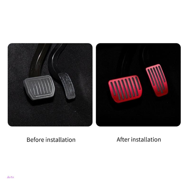 Bộ Bàn Đạp Chân Thắng Bằng Cao Su Chống Trượt Cho Model 3 Y