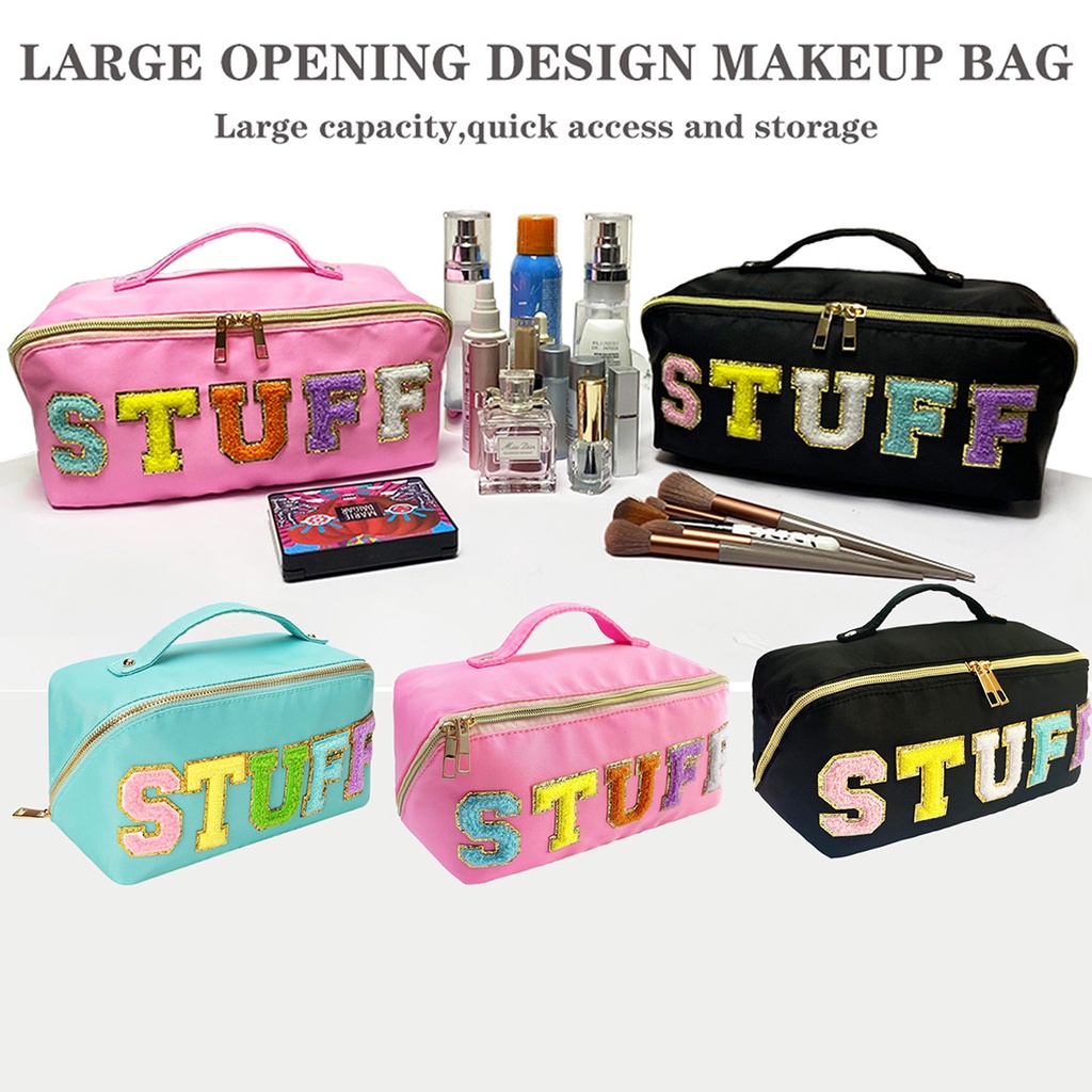 Túi Đựng Mỹ Phẩm Du Lịch Chống Thấm Nước Màu Sắc Kẹo Ngọt Xinh Xắn