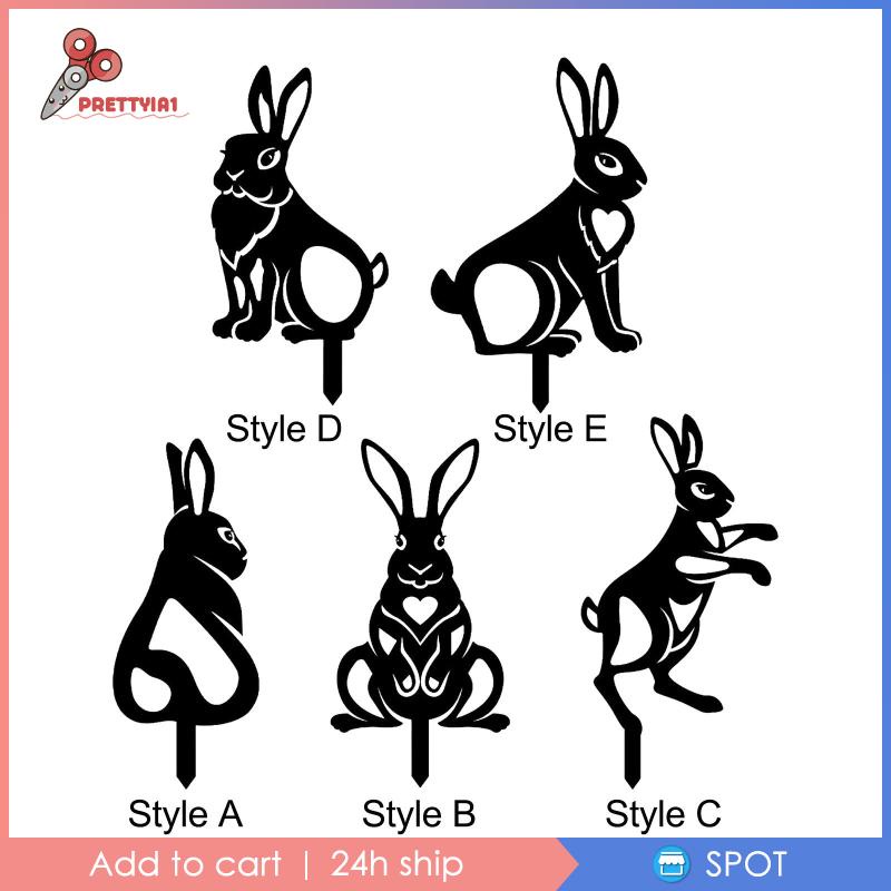 1 Tượng Acrylic Hình Động Vật Trang Trí Vườn Ngày Lễ