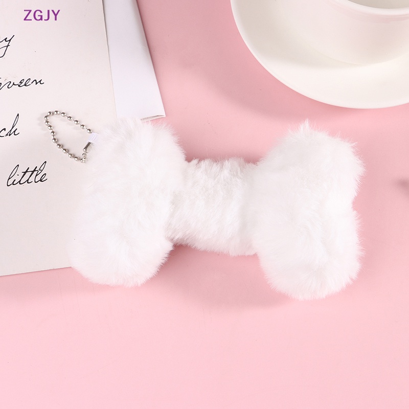 Móc Khóa Hình Cục Xương Chó Nhồi Bông Mềm Mại Dễ Thương Mới