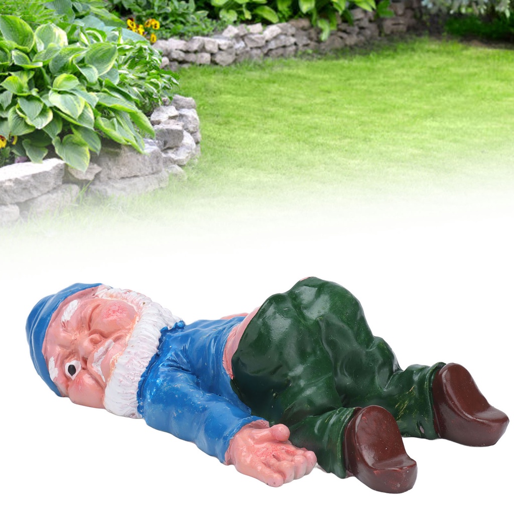 Ngộ nghĩnh Say Gnomes Say Gnomes Cổ Tích Vườn Thu Nhỏ Phụ Kiện Trang Trí Ngoài Trời