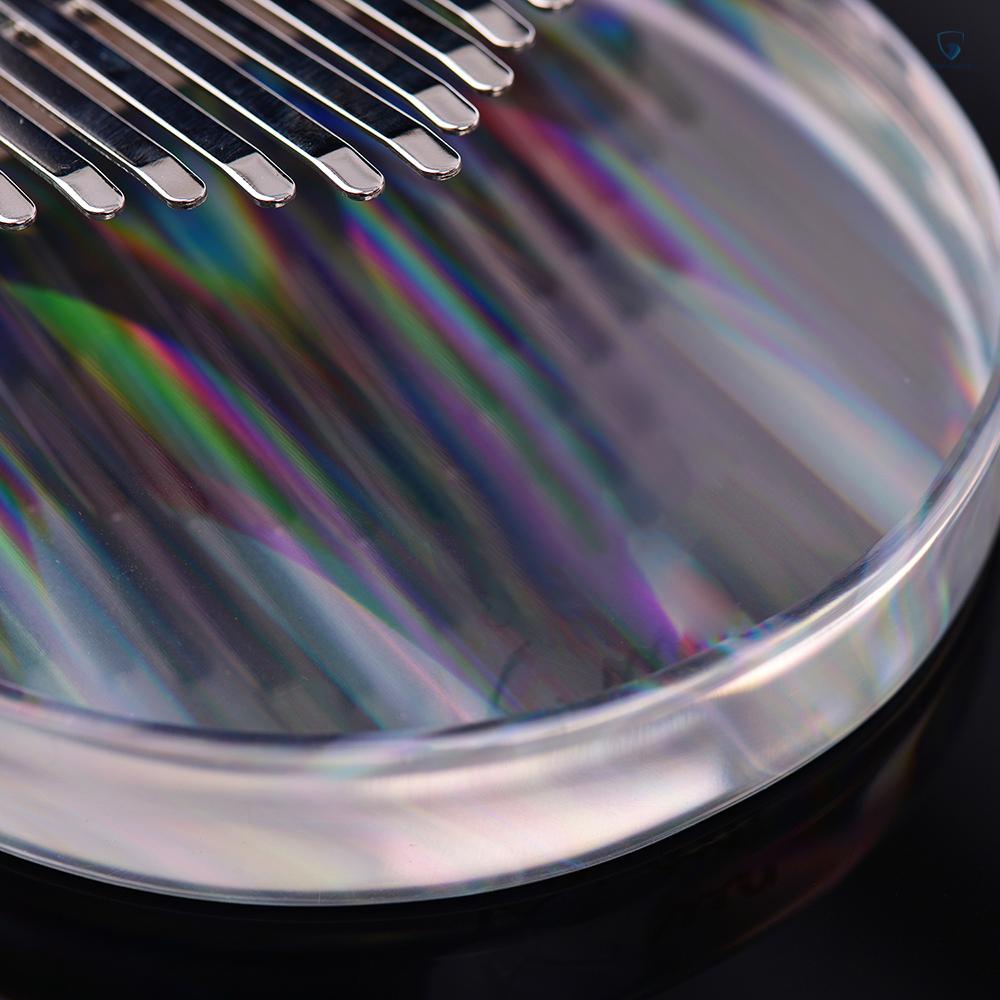Miếng Dán Ghi Chú 17 Phím Đàn Kalimba Bằng Acrylic Trong Suốt Kèm Túi Đựng Tiện Dụng