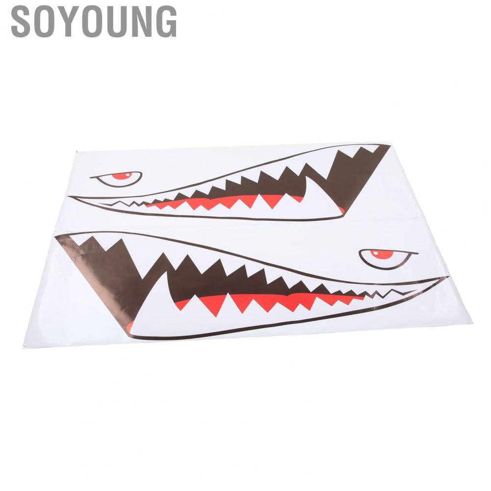 Soyoung Auto Side Door Sticker Mouth  Decal Lightweight Car Exterior