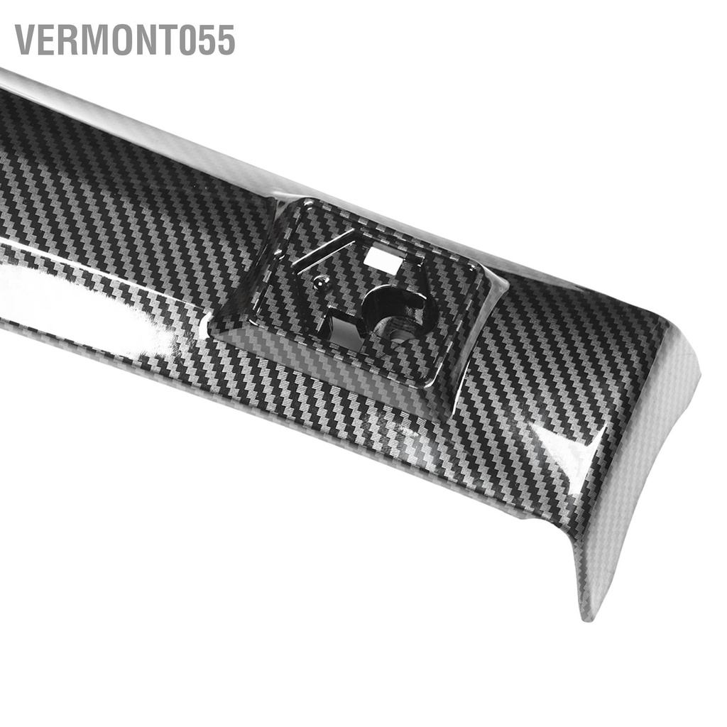 Vermont055 Vỏ Fairing Đầu Xe Máy Kiểu Sợi Carbon Giá Đỡ Cà Vạt Sừng Trước Thay Thế Cho VESPA GTS 250 300 GTV 2019‑2021