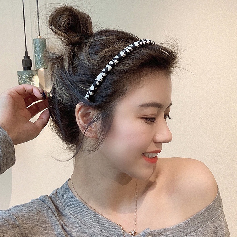 Băng Đô Cài Tóc Bằng Vải Không Trơn Thời Trang Cho Nữ