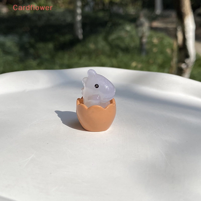 Bộ 2 Mô Hình Khủng Long Mini Bằng Nhựa Phát Quang Dễ Thương Trang Trí Xe Hơi / Nhà Cửa